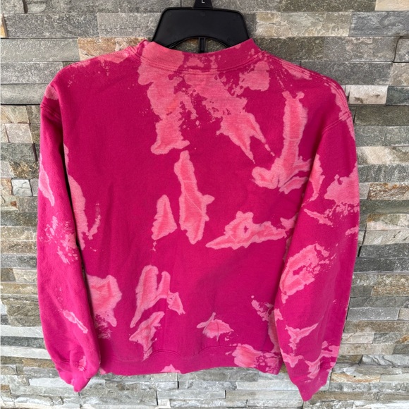 Tie dye pink Malibu Tennis Club Sweatshirt - Picture 2 of 3